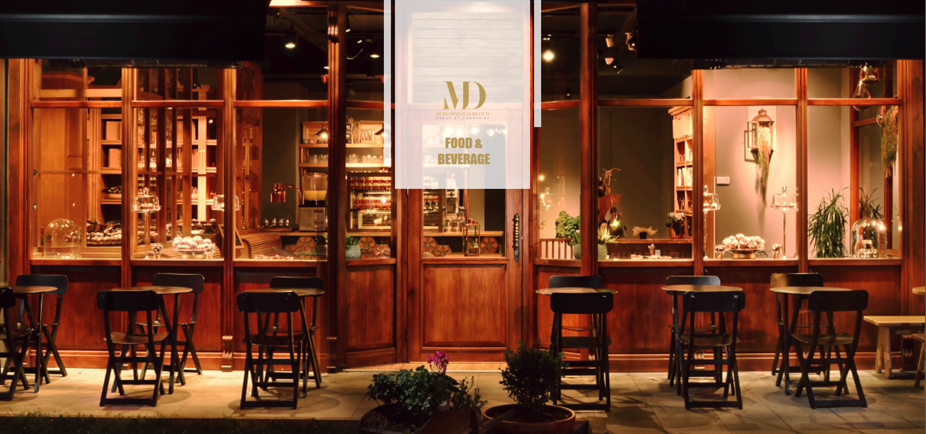MD Group Food & Beverage. Coffee Shop. Chocolate. Pastries.